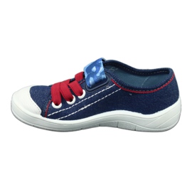 Chaussures enfant Befado 251X101 blanc rouge bleu 3