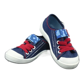 Chaussures enfant Befado 251X101 blanc rouge bleu 4