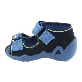 Chaussons enfants Befado 250P091 bleu marine 2