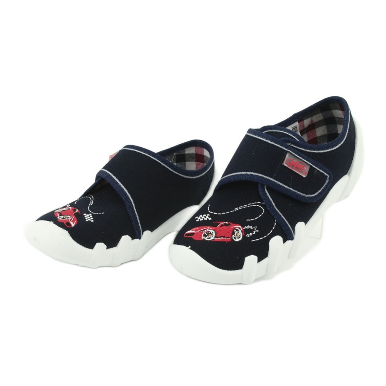 Chaussures enfant Befado 273X051 rouge bleu marine 2