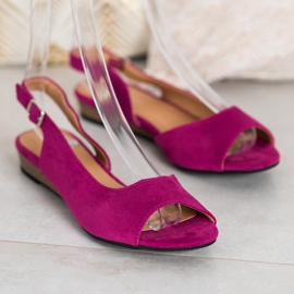 Chaussures confortables en daim VINCEZA violet 3