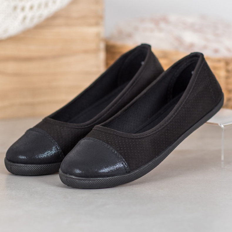 McKey Ballerines noires décontractées 2