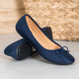 McKey Ballerine Décontractée Avec Un Noeud bleu marin bleu 3