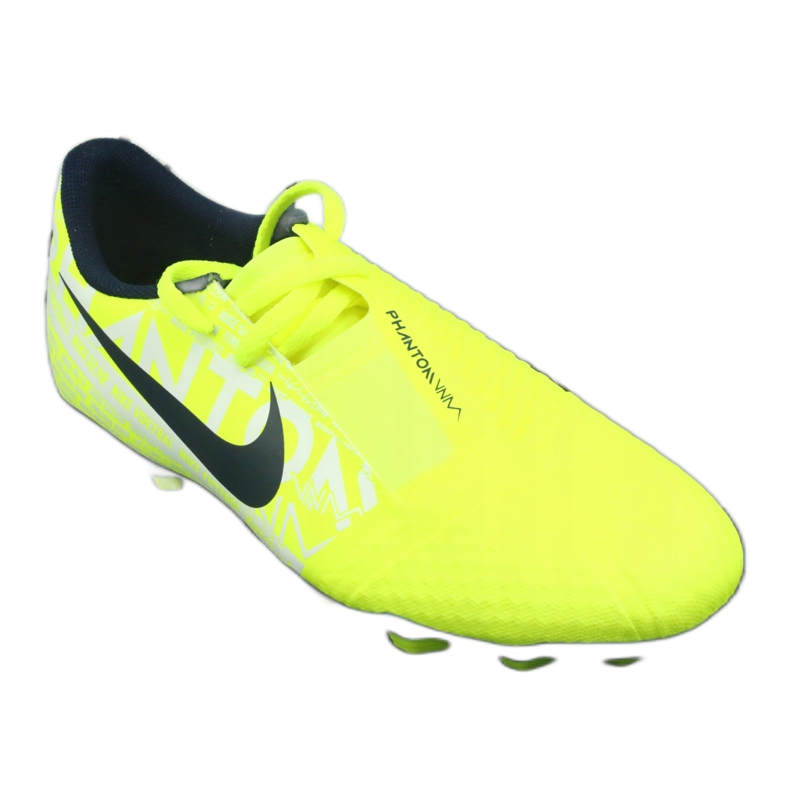 Chaussures de football Nike Phantom Venom Academy Fg Jr AO0362-717 jaune 2