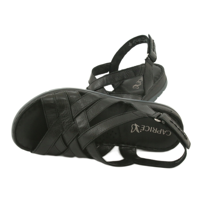 Sandales confort cuir Caprice 28152 le noir 5 Sandales confort cuir Caprice 28152 le noir 5