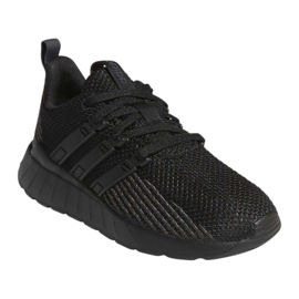 Chaussures Adidas Qusetar Flow Jr G26774 noir 1