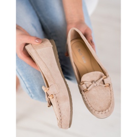 Nio Nio Mocassins en daim élégants brun 4