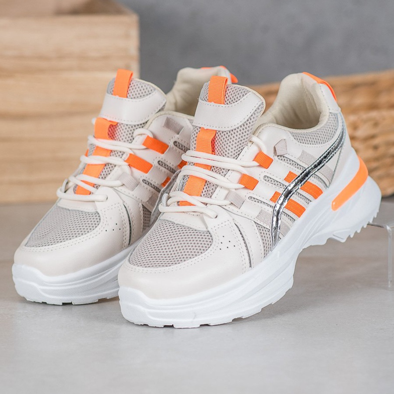 SHELOVET Chaussures de sport à la mode sur la plate-forme multicolore 1