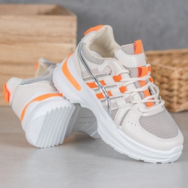 SHELOVET Chaussures de sport à la mode sur la plate-forme multicolore 2