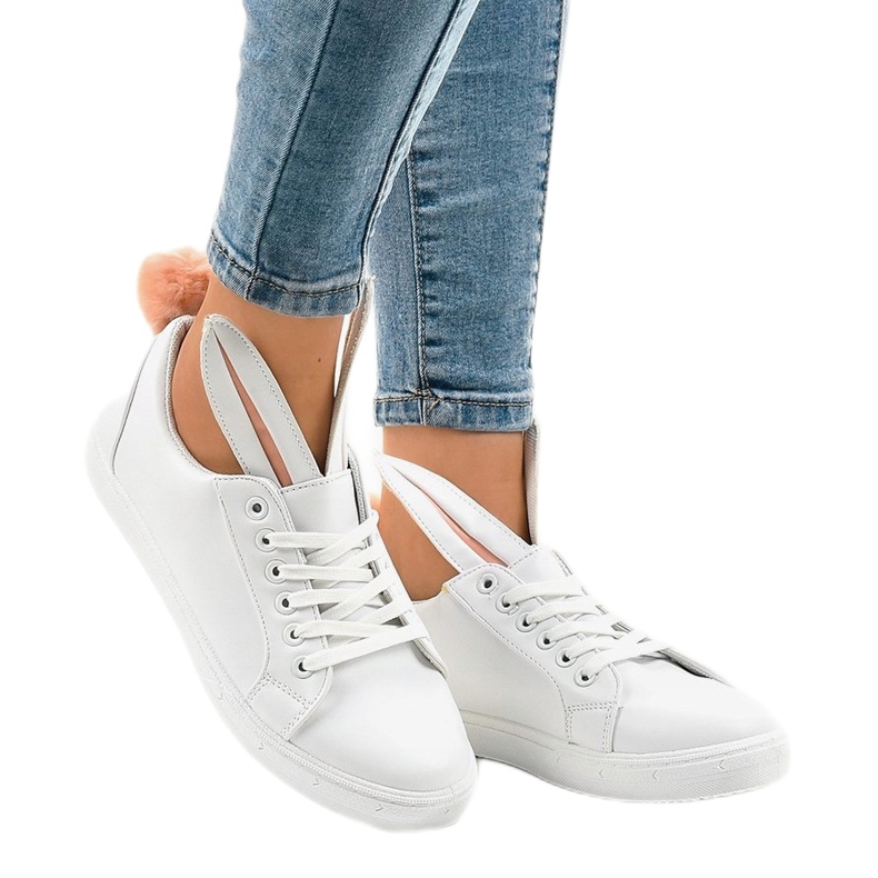 Baskets blanches lapins R110 2