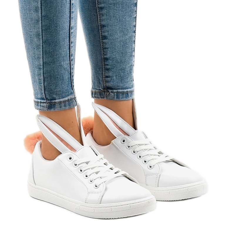 Baskets blanches lapins R110 1