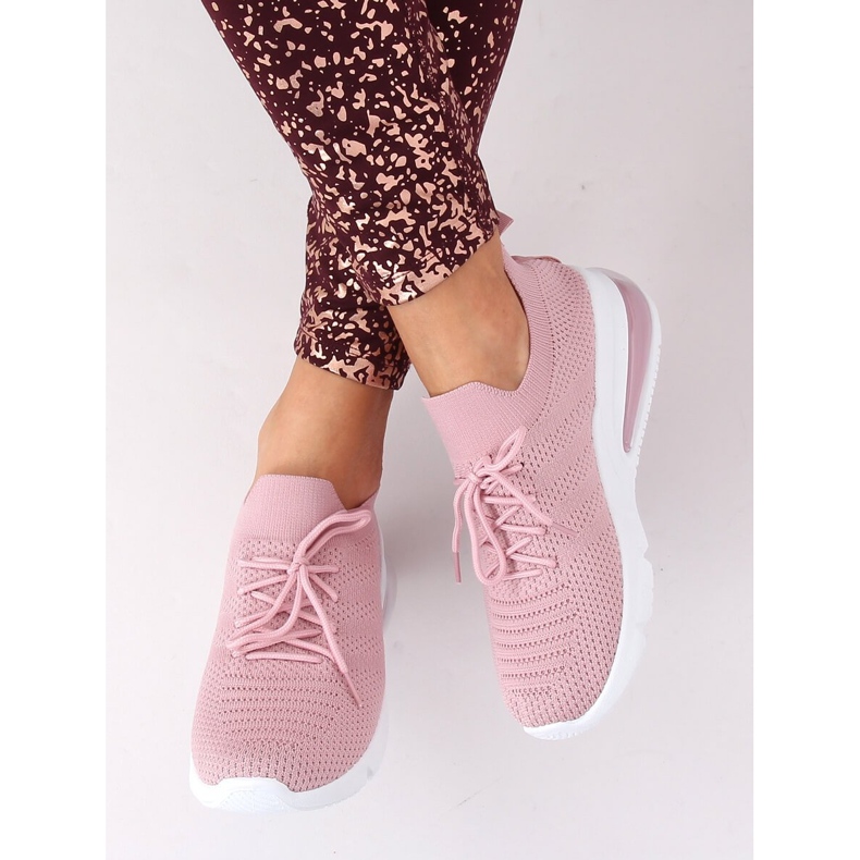 Chaussures de sport roses R13YD113-29 Rose 1