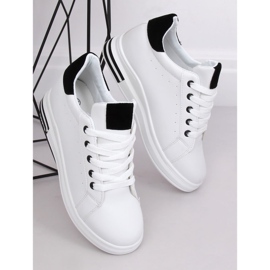 Baskets femme blanches L8035 Blanc 2