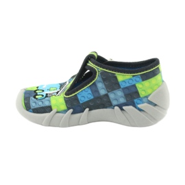 Chaussures enfant Befado 110P368 bleu gris multicolore vert 2