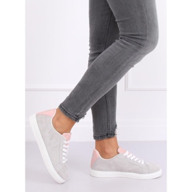 Baskets femme grises WB810 Gris jaune 2