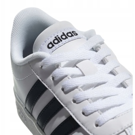 Chaussures Adidas Vl Court 2.0 Jr DB1831 blanche 2 Chaussures Adidas Vl Court 2.0 Jr DB1831 blanche 2