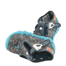 Chaussures pour enfants Befado 110P314 bleu gris 4