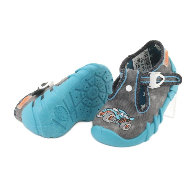 Chaussures pour enfants Befado 110P314 bleu gris 3
