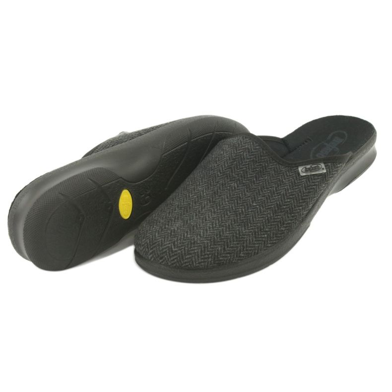 Befado chaussures pour hommes pu 548M022 noir gris 4