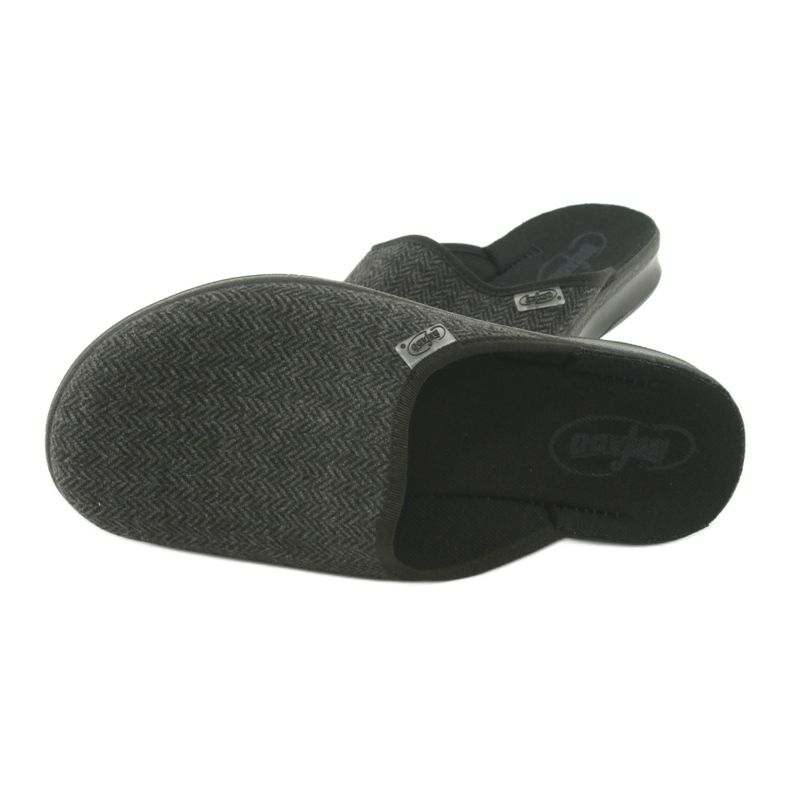 Befado chaussures pour hommes pu 548M022 le noir gris 5