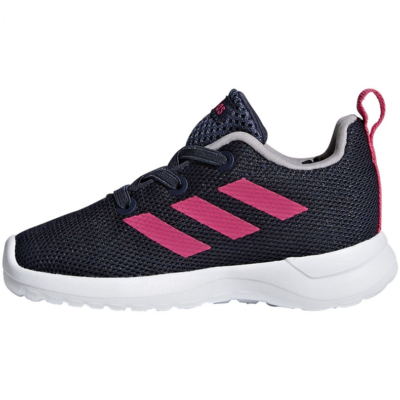 Chaussures adidas Lite Racer Cln K Jr BB7053 bleu marin rose 2