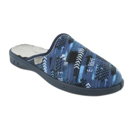 Chaussures enfants colorées Befado 707Y402 bleu marin bleu 1