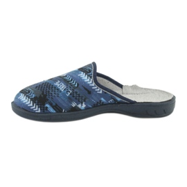 Chaussures enfants colorées Befado 707Y402 bleu marine bleu 2