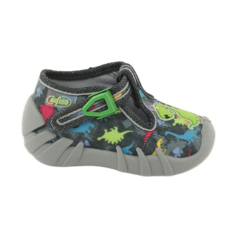 Chaussures enfant Befado 110P370 gris multicolore vert 1