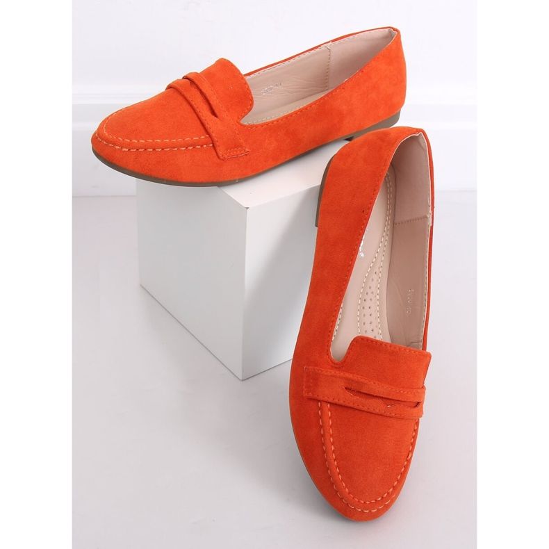 Mocassins femme orange 3900 Orange 1