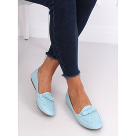 Mocassins femme bleus A8637 Bleu 1