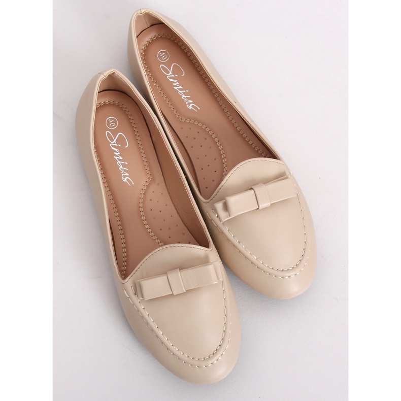 Mocassins femme beige A8637 Beige 1 Mocassins femme beige A8637 Beige 1