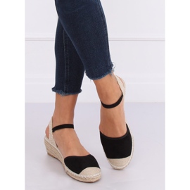 Espadrilles noires sur compensées LLI-3M85 Noir brun le noir 3