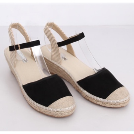 Espadrilles noires sur compensées LLI-3M85 Noir brun le noir 1