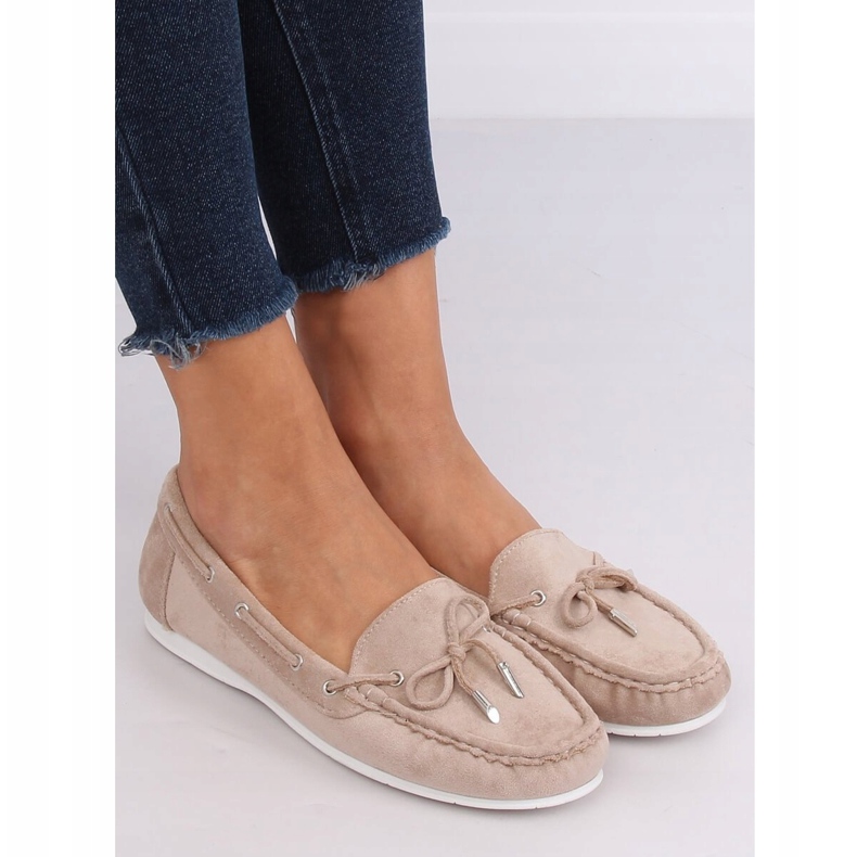 Mocassins femme beige RQ-1 Beige 2