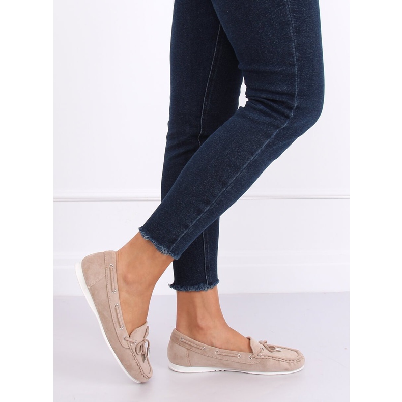 Mocassins femme beige RQ-1 Beige 1