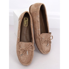 Mocassins femme beige foncé RND / AW20 / 017 Taupe brun 1