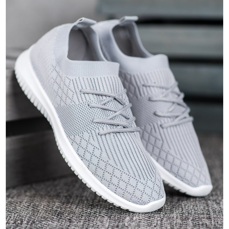 SHELOVET Chaussures de sport ajourées gris 1