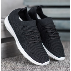 SHELOVET Chaussures de sport ajourées noir 1