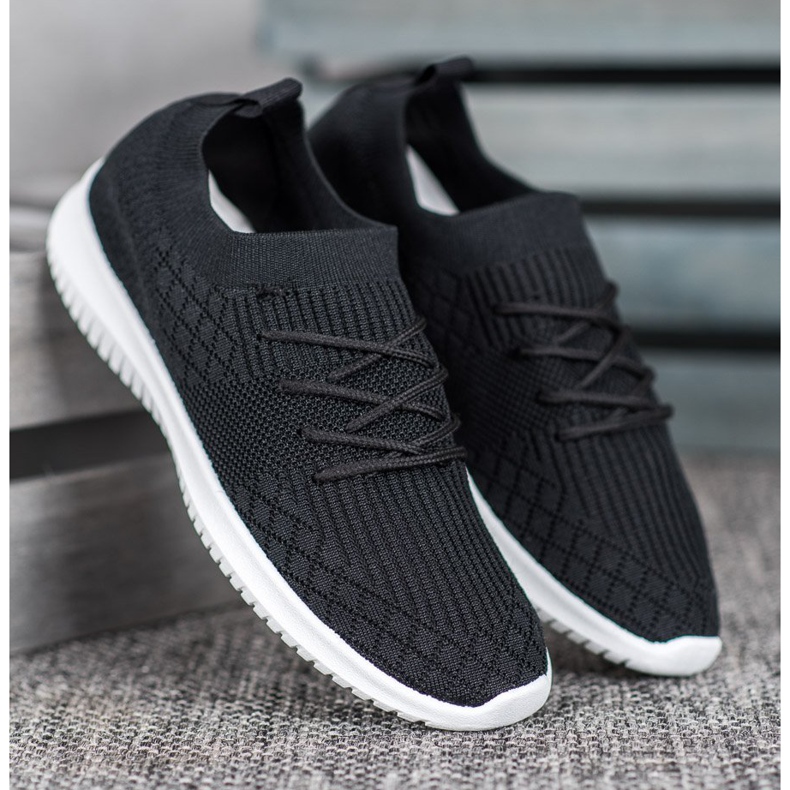 SHELOVET Chaussures de sport ajourées noir 1