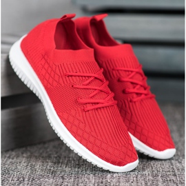 SHELOVET Chaussures de sport ajourées rouge 1