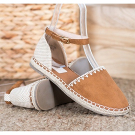Goodin Espadrilles Marron En Daim brun 1