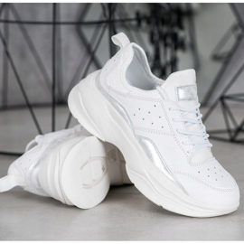 Kylie Baskets confortables sur la plate-forme blanche gris 2 Kylie Baskets confortables sur la plate-forme blanche gris 2
