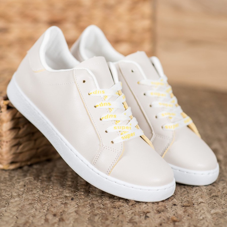 SHELOVET Super chaussures de sport brun jaune 1 SHELOVET Super chaussures de sport brun jaune 1