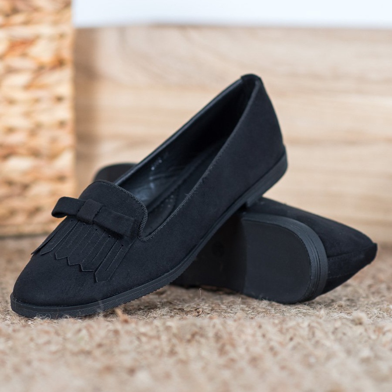 Coura Seigneurs en daim classiques le noir 1