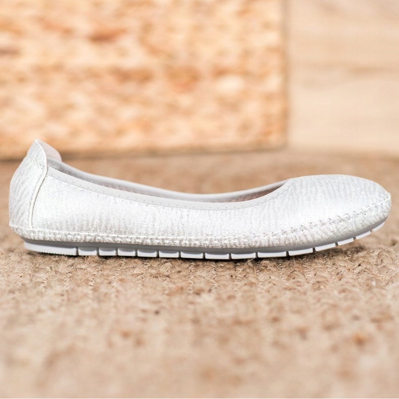 Kylie Ballerines classiques gris 1