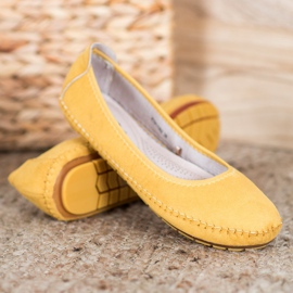 Kylie Ballerines classiques jaune 2