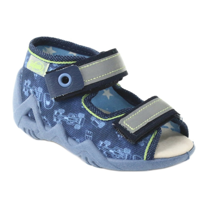 Chaussures enfant Befado jaune 350P011 bleu marine bleu gris vert 1