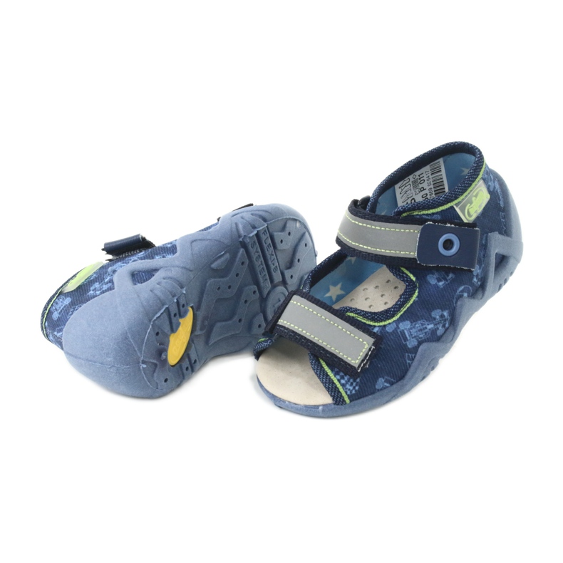 Chaussures enfant Befado jaune 350P011 bleu marin bleu gris vert 4