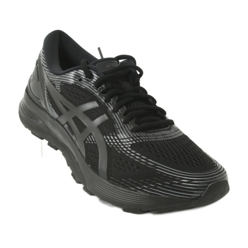Chaussures de course Asics Gel-Nimbus 21 M 1011A169-004 noir gris 1