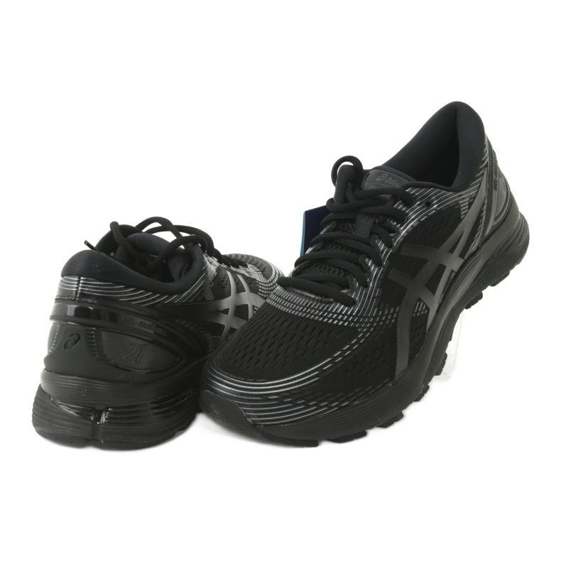 Chaussures de course Asics Gel-Nimbus 21 M 1011A169-004 le noir gris 4
